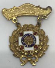 USWV PAST AUX-PRESIDENT ~ UNITED SPANISH WAR VETERANS ~ 10KYG GOLD PIN picture