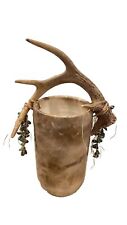 Antler Vase With Real Turquoise Hanging OOAK picture