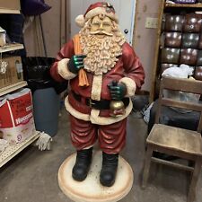 Four Foot Huge Detailed Santa with Toy Bag & Bell Store Restaurant Business picture