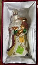 Merck Family’s Old World Christmas “Santa with Teddy Bear Ornament 2005 picture