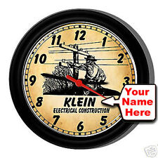 Personalized Klein Electrician Electric Tools County Lineman Wall Clock picture