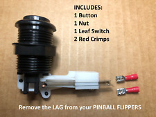 Atgames Legends Pinball LEAF SWITCH & PUSH BUTTON Replacement flippers ALP picture