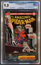 AMAZING SPIDER-MAN #144 CGC 9.0 OW-W MARVEL COMICS 1975 CYCLONE GWEN STACY CLONE picture