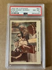 The Three Stooges #50 Trading Card 1959 PSA 8 Near Mint picture