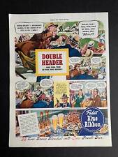 Vintage 1942 Pabst Blue Ribbon Beer Print Ad picture