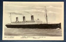 RPPC Postcard RMS SS Berengaria Passenger Trans-Atlantic Ocean Liner c1919 picture
