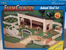 Ertl Farm Country 46-Piece Animal Shed Set  picture
