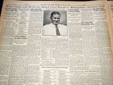 1930 JUNE 21 NEW YORK TIMES NEWSPAPER - BOBBY JONES WINS BRITISH OPEN - NT 9433 picture