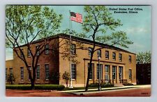 Kankakee IL-Illinois, United States Post Office, Antique Vintage Postcard picture