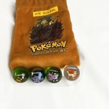 4 Vintage Pokémon Marbles With Bag (No String) picture