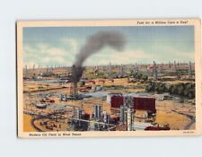 Postcard Modern Oil Field in West Texas USA picture
