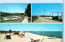 OSCODA, Michigan MI ~ Carter's BLUE HORIZON COURT Roadside Motel c1960s Postcard picture