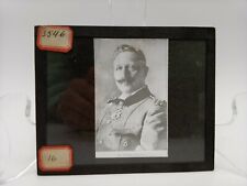 William II & King of Prussia last German Emperor Antique Glass Slide Plates picture