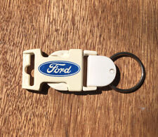 VTG Ford Seat Belt Buckle Up Keyring Keychain Auto Safety picture