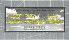Cindy Sherman Laurie Simmons 1990 Metro Pictures Gallery Show Announcement Card picture