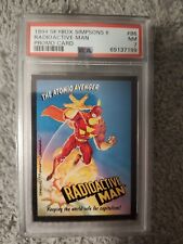 1994 Skybox Simpsons ll Promo Card #B6 Radioactive Man Psa 7 picture