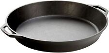 Seasoned Cast Iron Skillet with 2 Loop Handles - 17 Inch Ergonomic Frying Pan picture