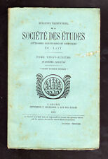 BULLETIN OF THE SOCIETE DES ETUDES DU LOT 1901 AC Calmon Epigraphy Quercy picture