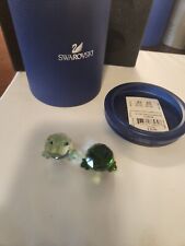 Swarovski Crystal 'Angelo & Angelina Frogs' In Love RARE Figurine Pair #5136524 picture