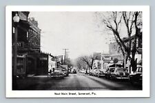 West Main Street Somerset Pennsylvania Postcard picture