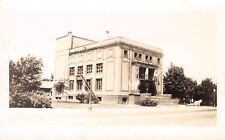 Caledonia Minnesota~City Hall~Fire Escape~Cannon~1930 Real Photo Postcard~RPPC picture