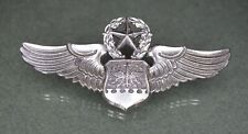 Authentic Sterling Silver US Air Force Command Navigator Wing Western Supply 11W picture