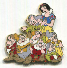 Disney Pins Snow White Seven Dwarfs Happy Dopey Grumpy Doc Disney Store UK Pin picture