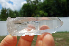 Bright & Clear LEMURIAN Quartz Crystal Point w Large Indented Keys For Sale LM25 picture