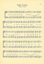 TRINITY COLLEGE Song Sheet c1932 