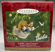 Hallmark Keepsake 2001 Barbie Angel Ornament With Small Dove FAST Shipping picture