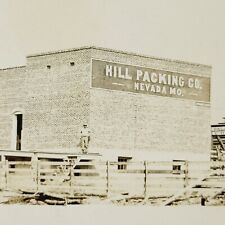Rare c1913 Hill Packing Company Plant Nevada, Missouri MO - Boiler Explosion picture