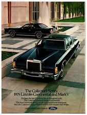 1979 Lincoln Continental Mark V - Original Print Ad (8in x 11in) Advertisement picture
