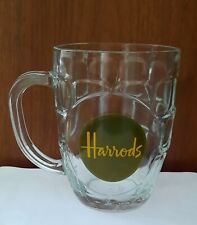 Vintage Crown Glass Beer/Ale Mug, Herrods, England picture
