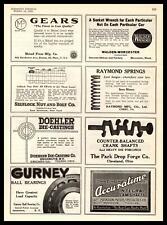 1922 Gurney Ball Bearings Jamestown New York Selflock Nut Bolt Syracuse Print Ad picture