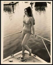 Statuesque Bikini-Clad Ingénue Pin-Up Cristina Ferrare 1950s PORTRAIT PHOTO 553 picture
