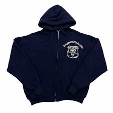 Vintage 90s New York Police Sweatshirt Medium Faded Distressed NYC NYPD Crewneck picture