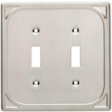 (5 Pack) Cambray Double Switch Wall Plate - Satin Nickel (144406) (W24567-SN-U) picture