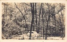 RPPC Palestine TX Texas Davey Lake Dogwood Trail 1930s Photo Vtg Postcard V5 picture