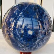 3620g Blue Sodalite Ball Sphere Healing Crystal Natural Gemstone Quartz Stone picture