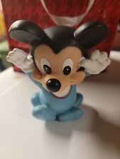 Vintage Arco Disney Baby Mickey Mouse Squeak Rubber Vinyl Toy - 6 inch picture