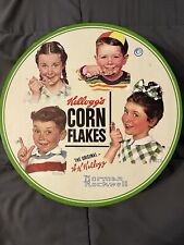 Kellogg's Corn Flakes Oversized Cups Mugs Cereal Bowls Norman Rockwell Set of 4 picture