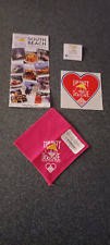 *NEW* The Salty Dog Cafe XS Pink Bandana, Sticker, Matches & South Beach Leaflet picture