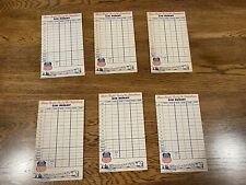 VTG Union Pacific Railroad Advertising Gin Rummy Game Score Pad LOT, 99 Pages picture