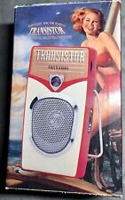 VTG Antique Style AM/FM Transistor, Chicago Public Radio, Tested - It Works NIB picture