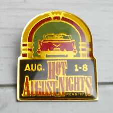 Hot August Nights Classic Cars 1987 Reno Nevada Metal Lapel Pin picture