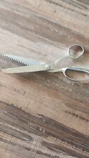 Vintage WISS Pinking Shears Scissors  Chrome Heavy Duty 9” picture