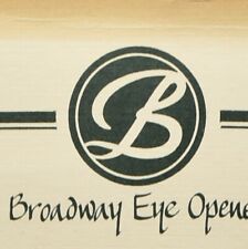 Vintage 1983 Broadway Eye Openers Restaurant Menu Seattle Washington picture