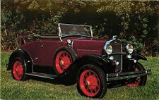 1931 Model A Ford Roadster Antique Car Music Yesterday Sarasota FL Postcard picture