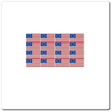 16 BETSY ROSS AMERICAN FLAG STICKERS WVPT-00061-T 1/2
