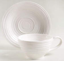 Portmeirion Sophie Conran White Jumbo Cup & Saucer 10111700 picture